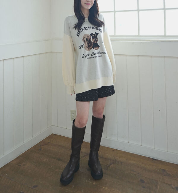 archives「イヌＪＱミドルニットプルオーバー」|ニット・セーター|