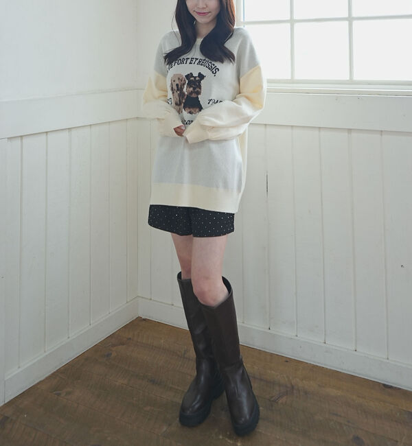 archives「イヌＪＱミドルニットプルオーバー」|ニット・セーター|