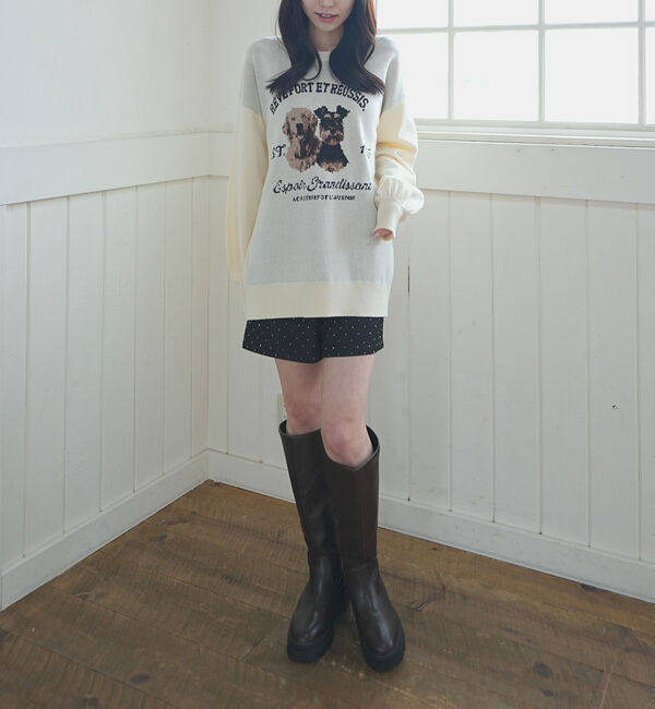 archives「イヌＪＱミドルニットプルオーバー」|ニット・セーター|