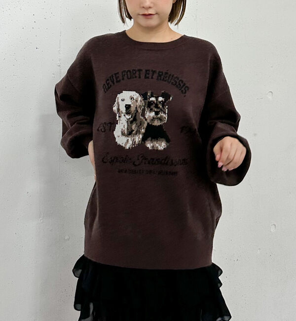 archives「イヌＪＱミドルニットプルオーバー」|ニット・セーター|