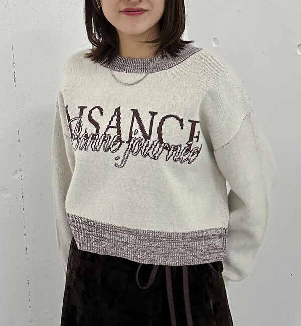 archives「ロゴＪＱショートニットプルオーバー」|ニット・セーター|