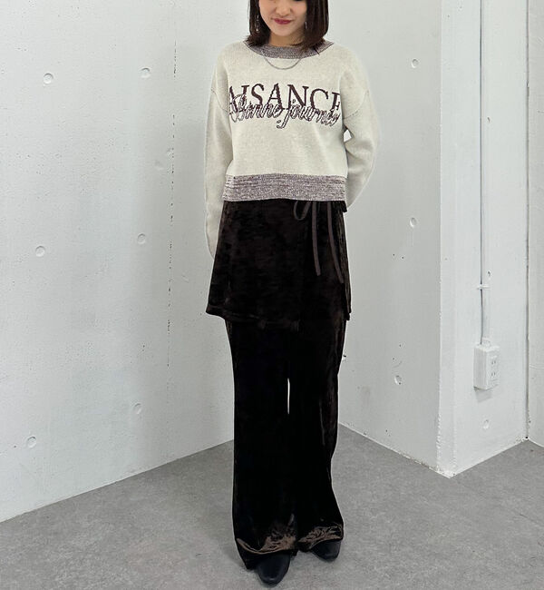 archives「ロゴＪＱショートニットプルオーバー」|ニット・セーター|