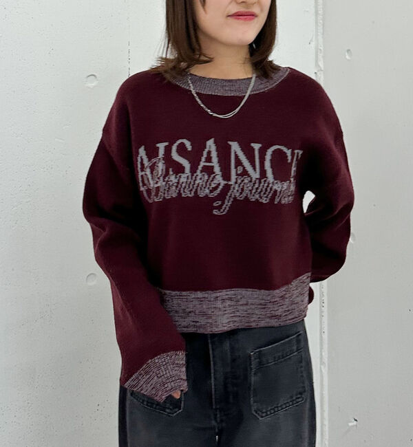 archives「ロゴＪＱショートニットプルオーバー」|ニット・セーター|