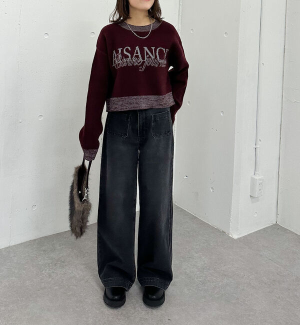 archives「ロゴＪＱショートニットプルオーバー」|ニット・セーター|