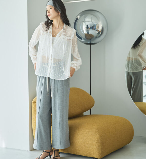 Doux archives「とろみ裏毛イージーパンツ」|チノ|