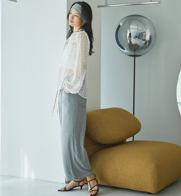 Doux archives「とろみ裏毛イージーパンツ」|チノ|