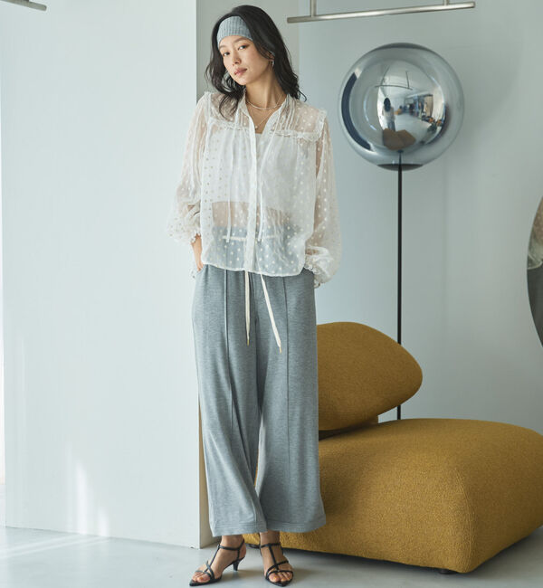 Doux archives「とろみ裏毛イージーパンツ」|チノ|