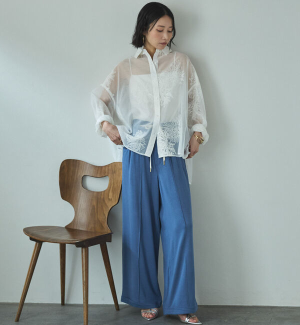 Doux archives「とろみ裏毛イージーパンツ」|チノ|