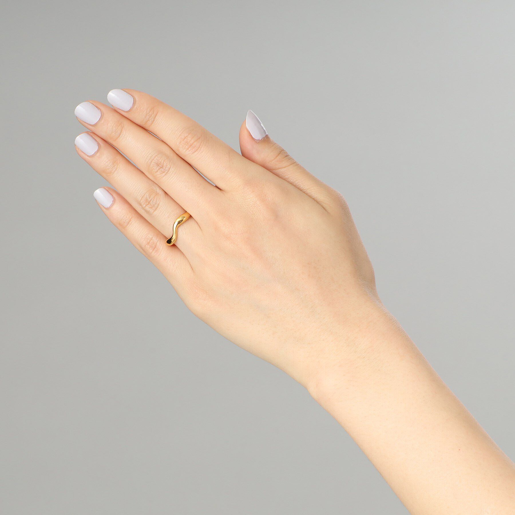 COCOSHNIK ONKITSCH「シルバー ニュアンスリング ウェーブ GP」|リング|