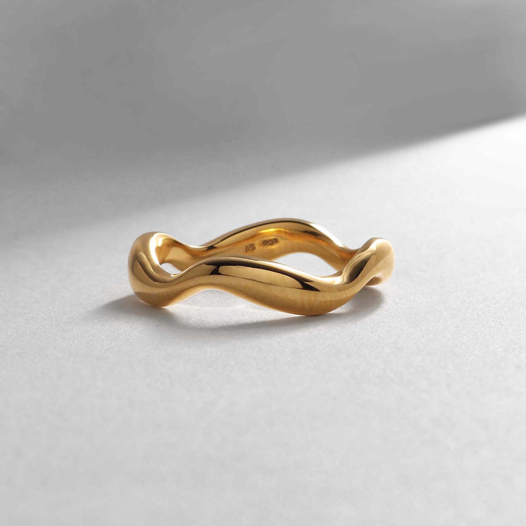 COCOSHNIK ONKITSCH「シルバー ニュアンスリング ウェーブ GP」|リング|