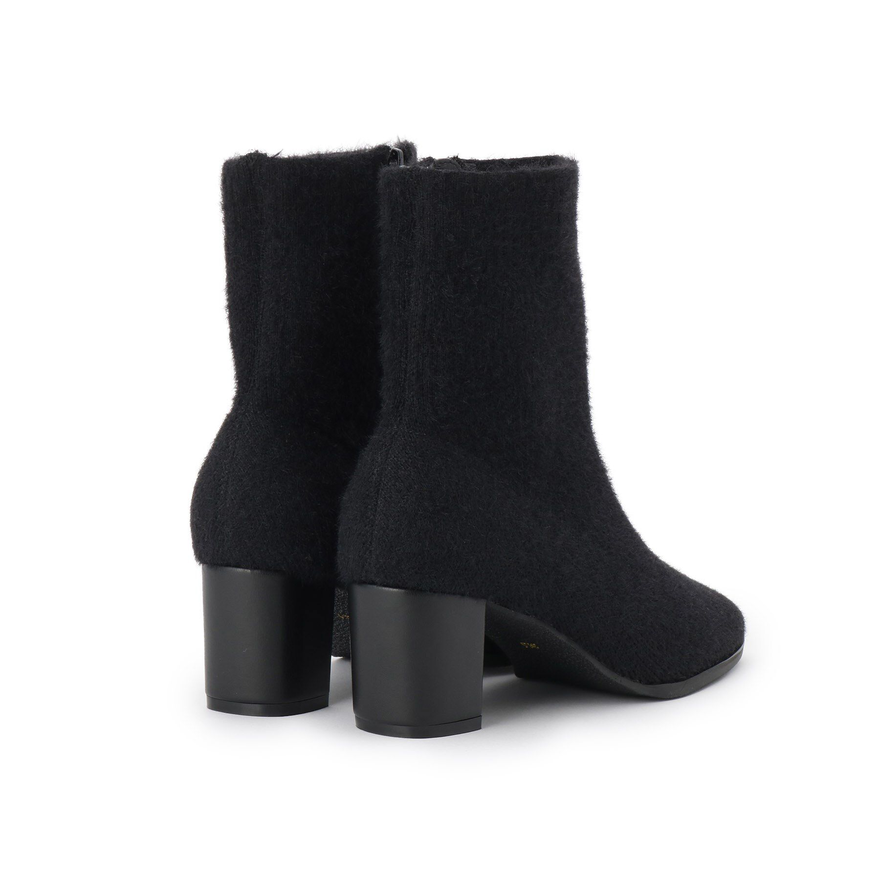 SHOO･LA･RUE「起毛ニットブーツ」|ショートブーツ|