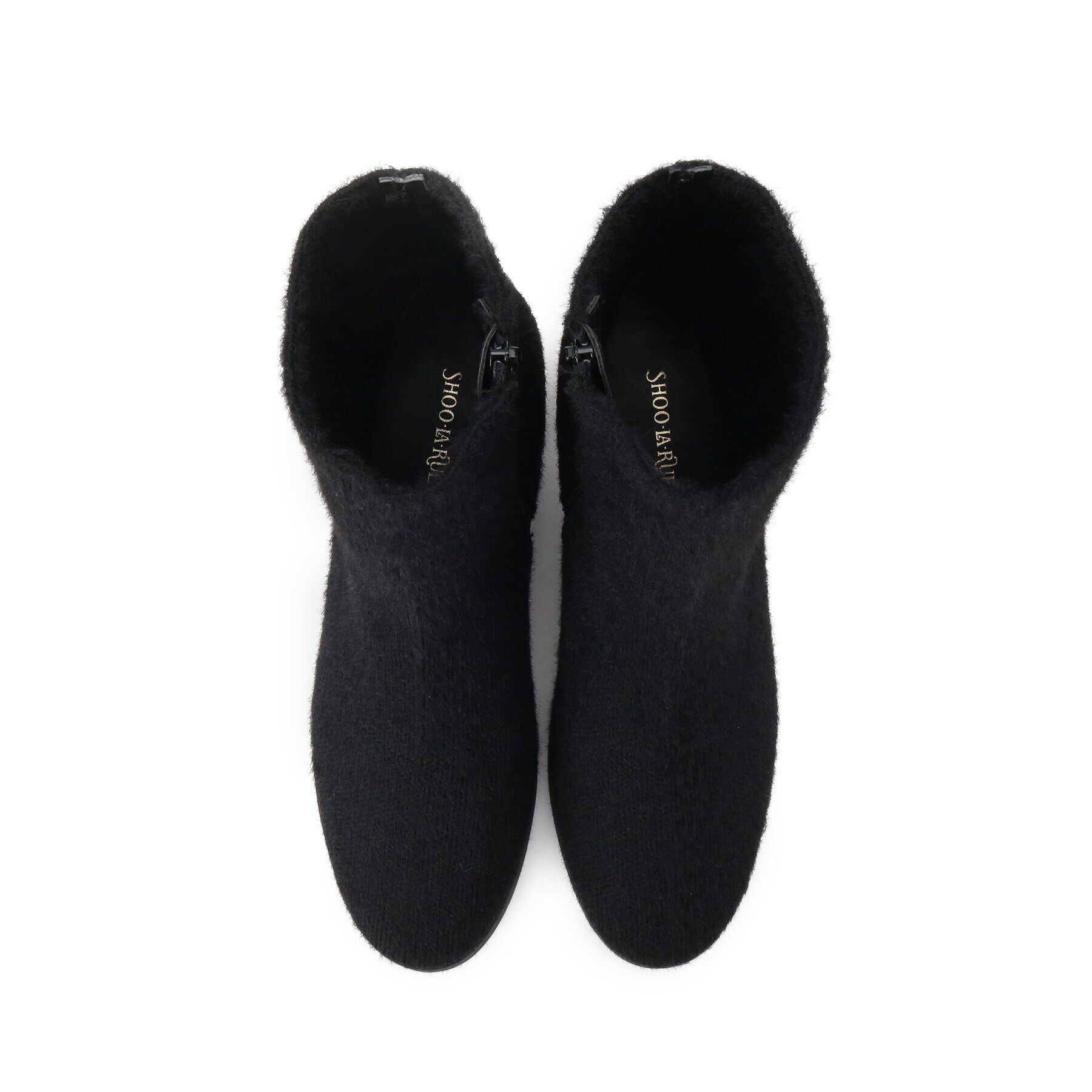 SHOO･LA･RUE「起毛ニットブーツ」|ショートブーツ|