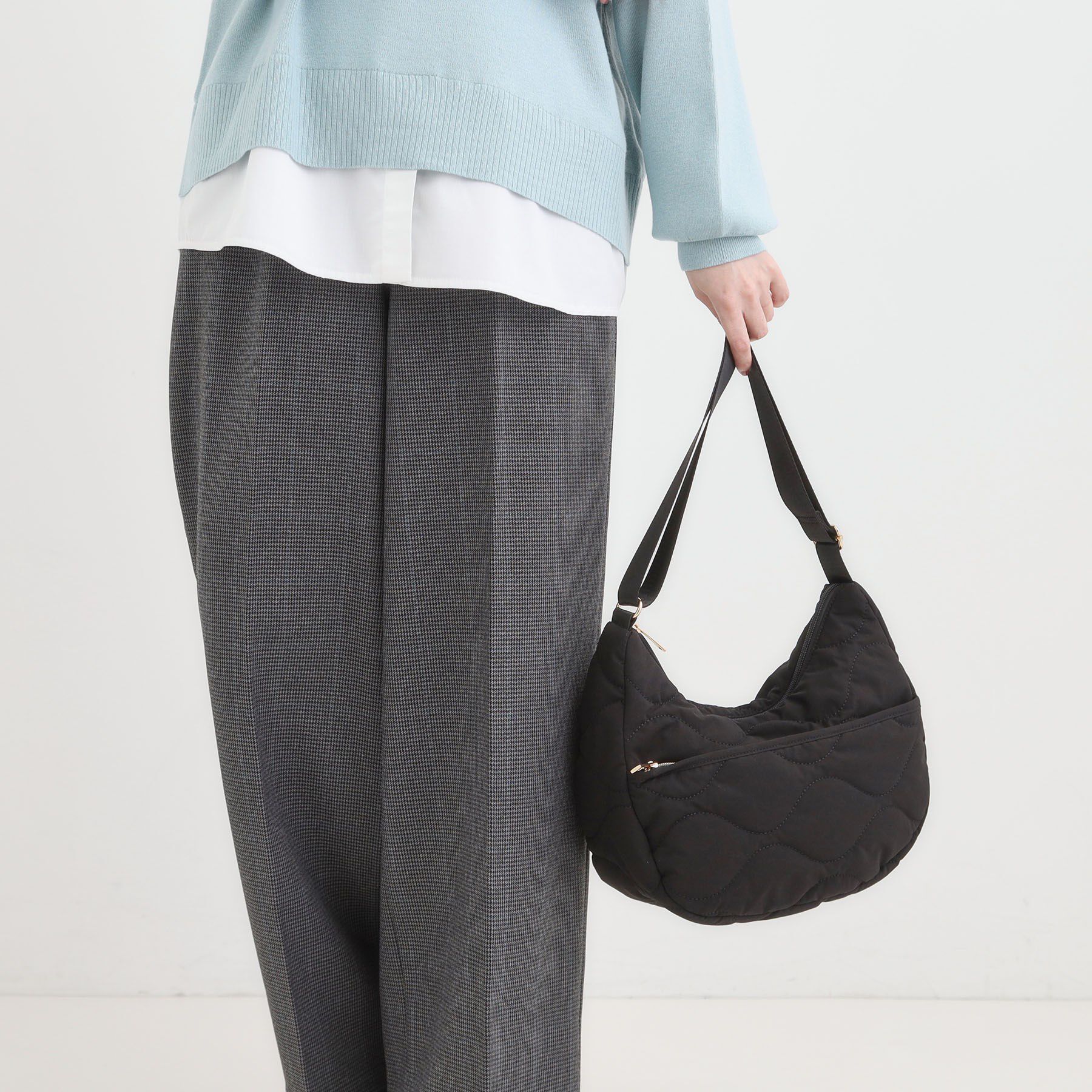 SHOO･LA･RUE「ひょうたんキルトショルダーバッグ」|ショルダー・メッセンジャー|