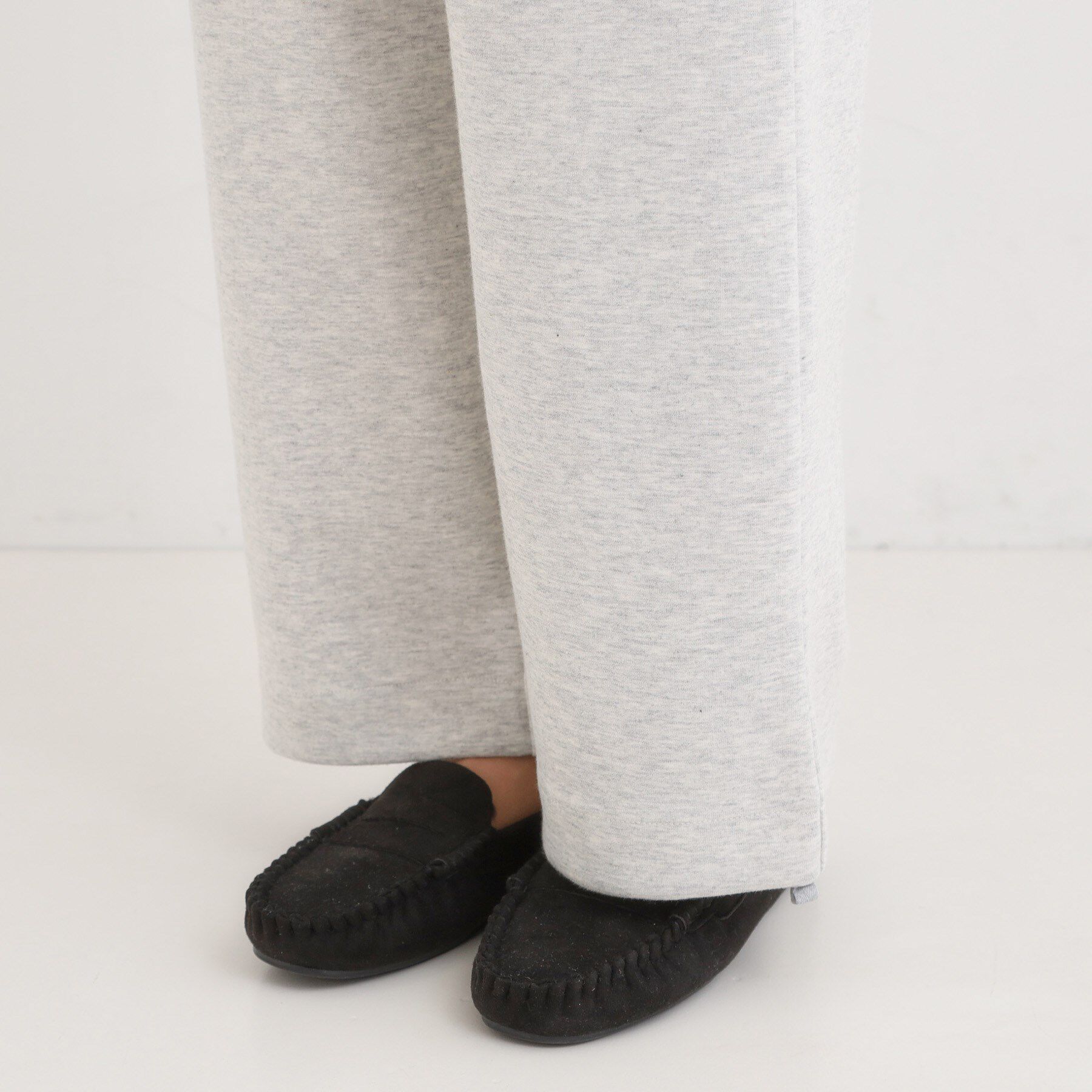 SHOO･LA･RUE「【洗濯機可/S-LL】春まで着られる ダブルフェイス スウェットパンツ」|その他|