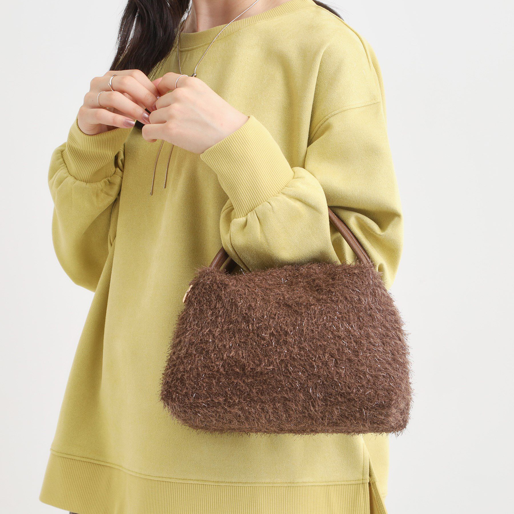 SHOO･LA･RUE「ラメ入り生地ショルダーバッグ」|ショルダー・メッセンジャー|