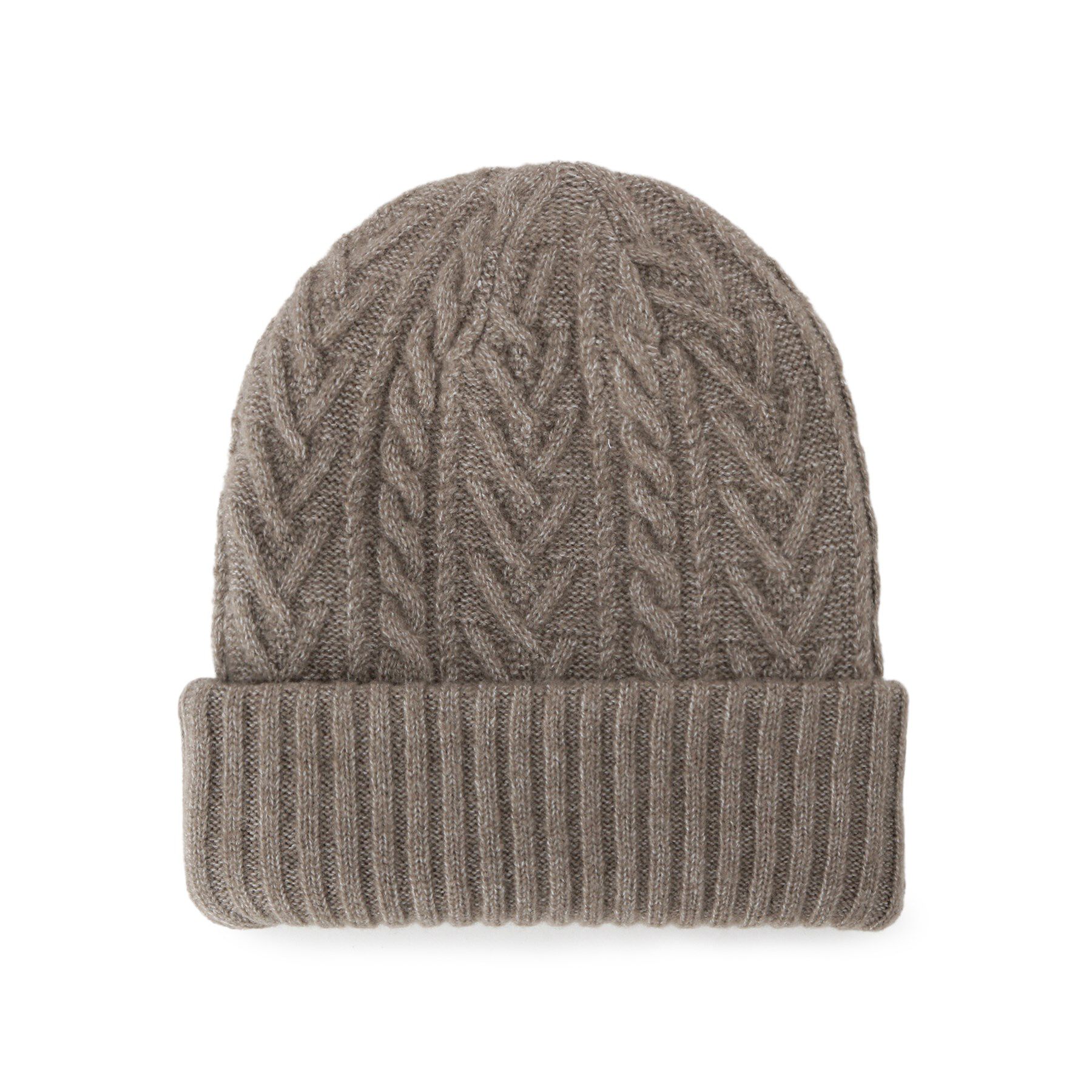 SHOO･LA･RUE「リバーシブルニット帽」|ニット帽|グレージュ(050)