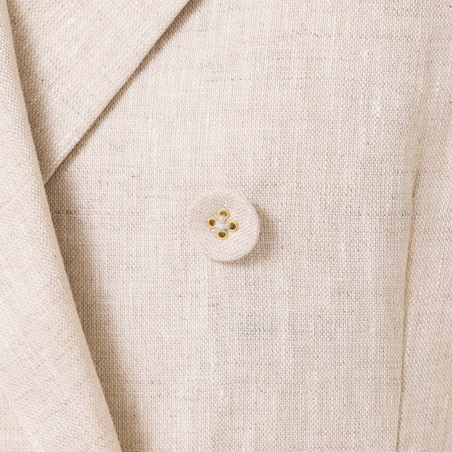 Dessin「【セットアップ可能・洗える】リネンスリーブレスジャケット」|ベスト・ジレ|