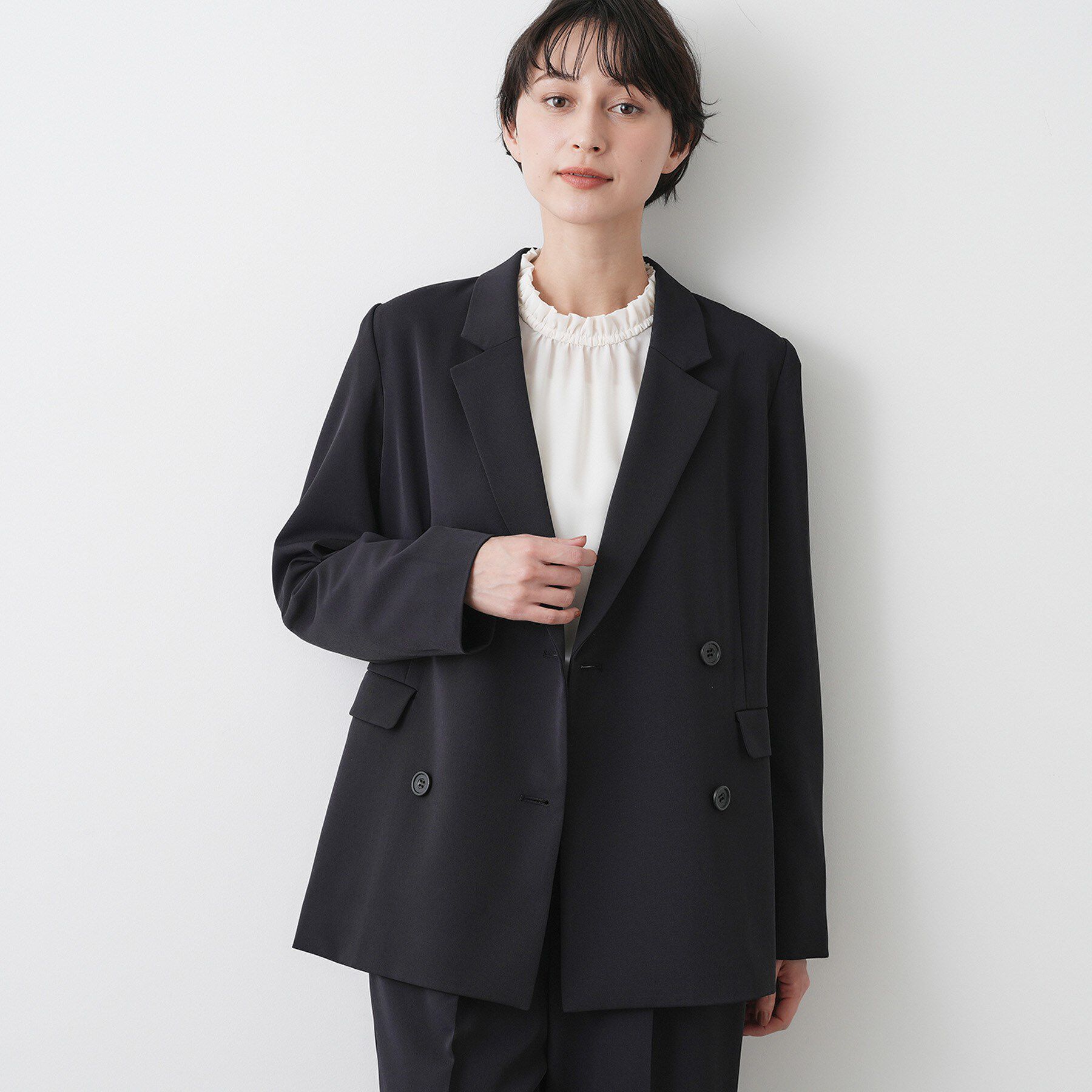 Dessin「【入卒/セレモニー/お仕事/セットアップ可能】ダブルジャケット」|テーラードジャケット|