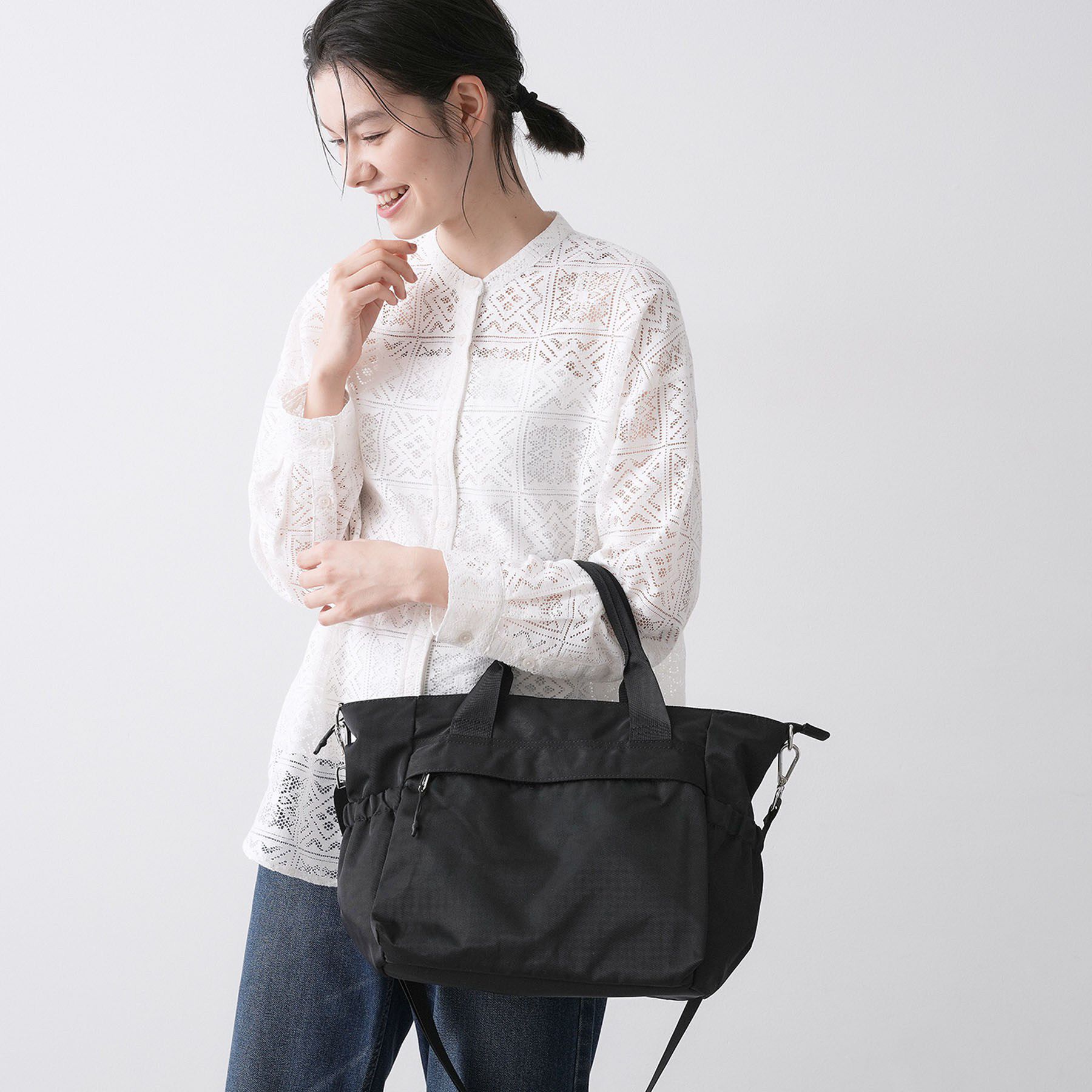 Dessin「【2WAY/多ポケット】ナイロントートバッグ」|トートバッグ|