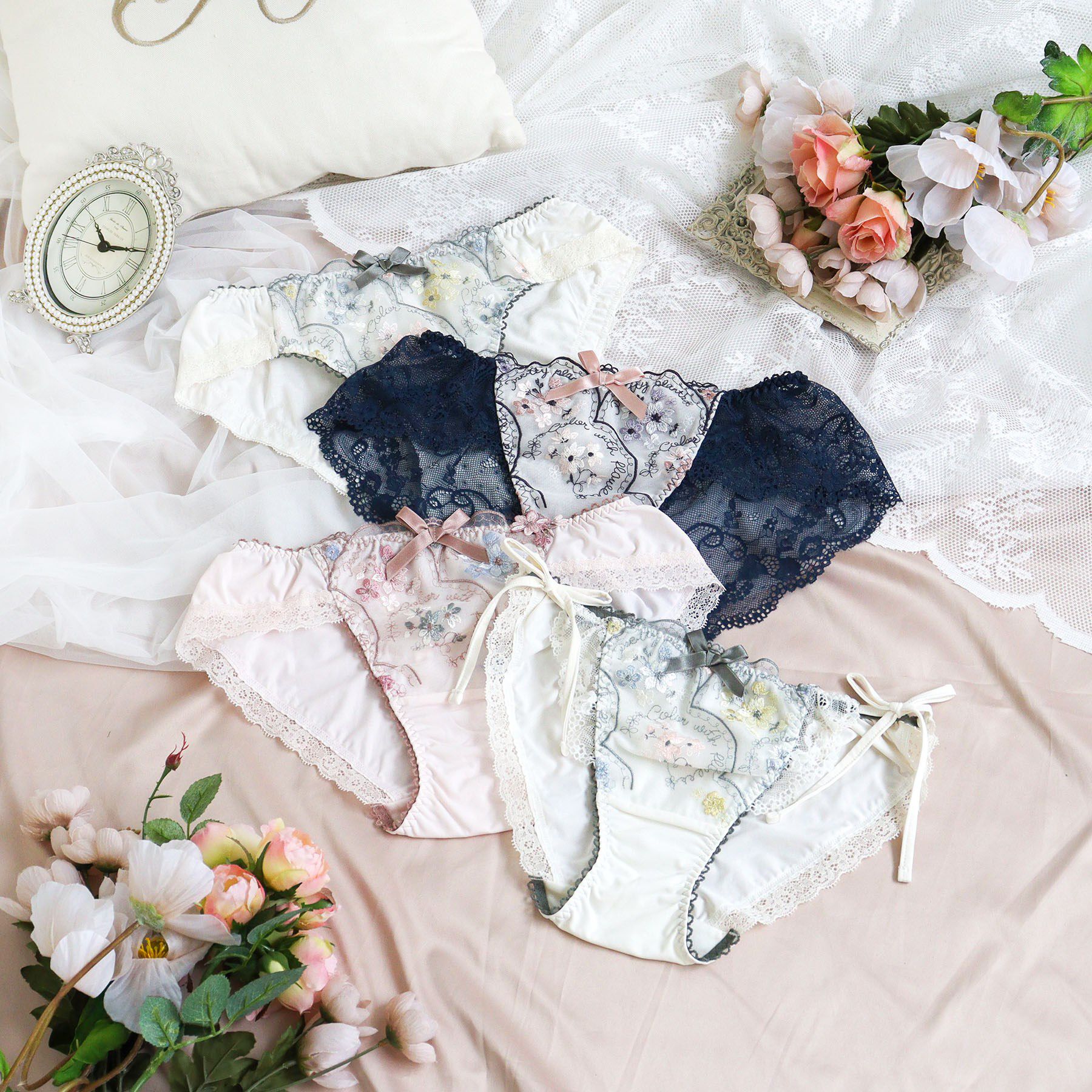 Risa Magli「フェリーチェ レースショーツ」|インナー|