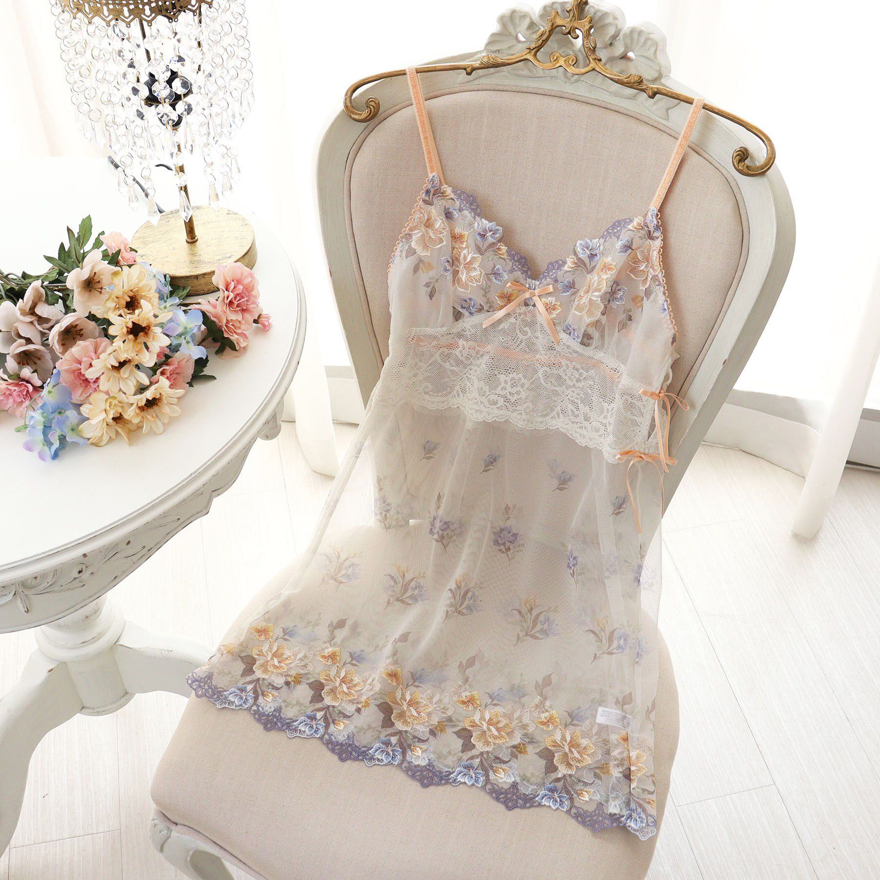 Risa Magli「ジェシー スリップ」|キャミソール|オレンジ(065)