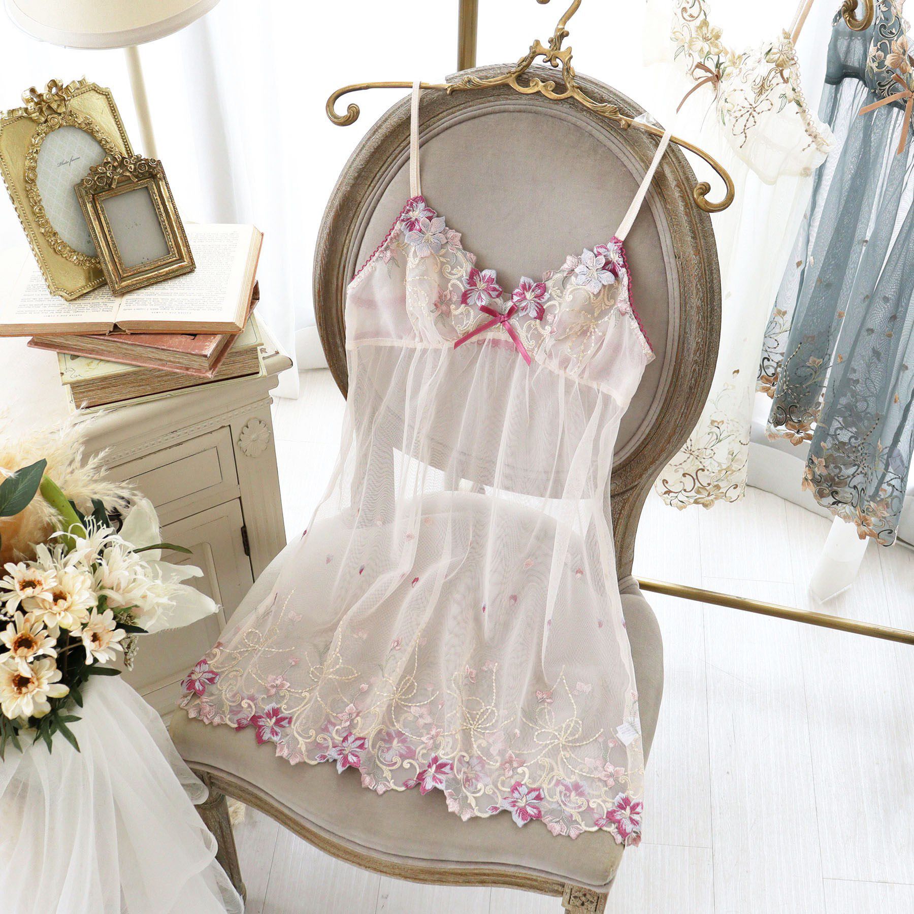 Risa Magli「ヴァネッサ スリップ」|キャミソール|ピンク(071)