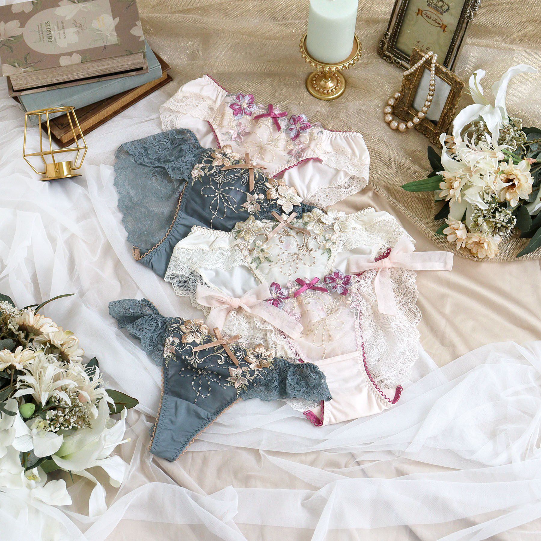 Risa Magli「ヴァネッサ レースショーツ」|インナー|