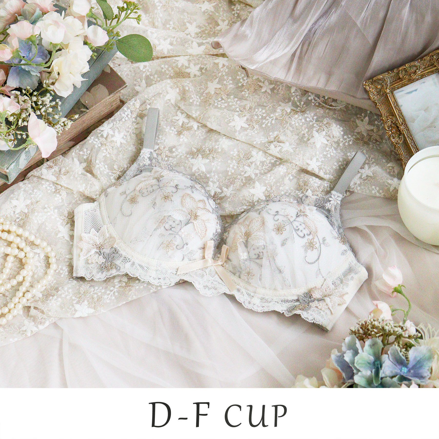 Risa Magli「フルーリ ノンワイヤーブラ (D-F) ＜メロフィータイプ＞」|インナー|アイボリー(004)