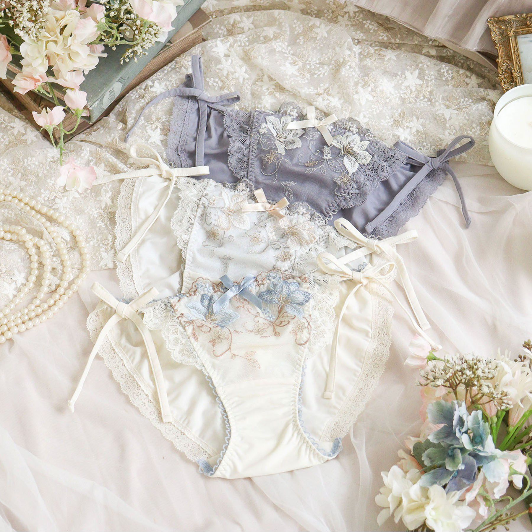 Risa Magli「フルーリ リボンショーツ」|インナー|