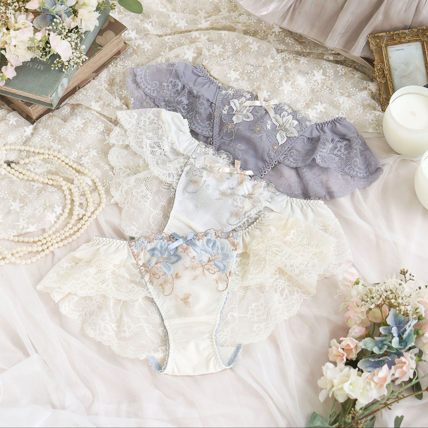 Risa Magli「フルーリ フレアショーツ」|インナー|