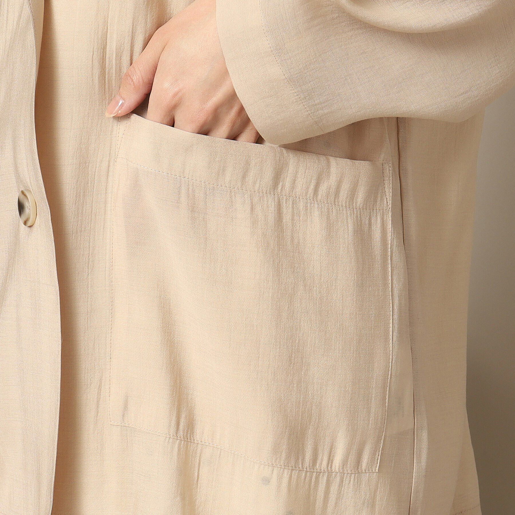 ITS&rsquo;DEMO「【手洗い可】シアージャケット」|テーラードジャケット|