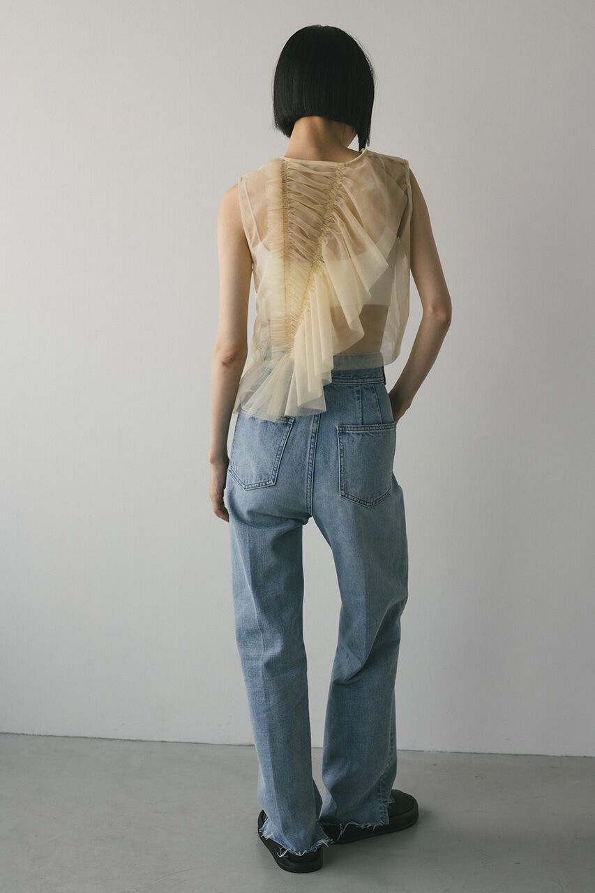 STYLEMIXER「チュールシャーリングトップ」|タンクトップ|