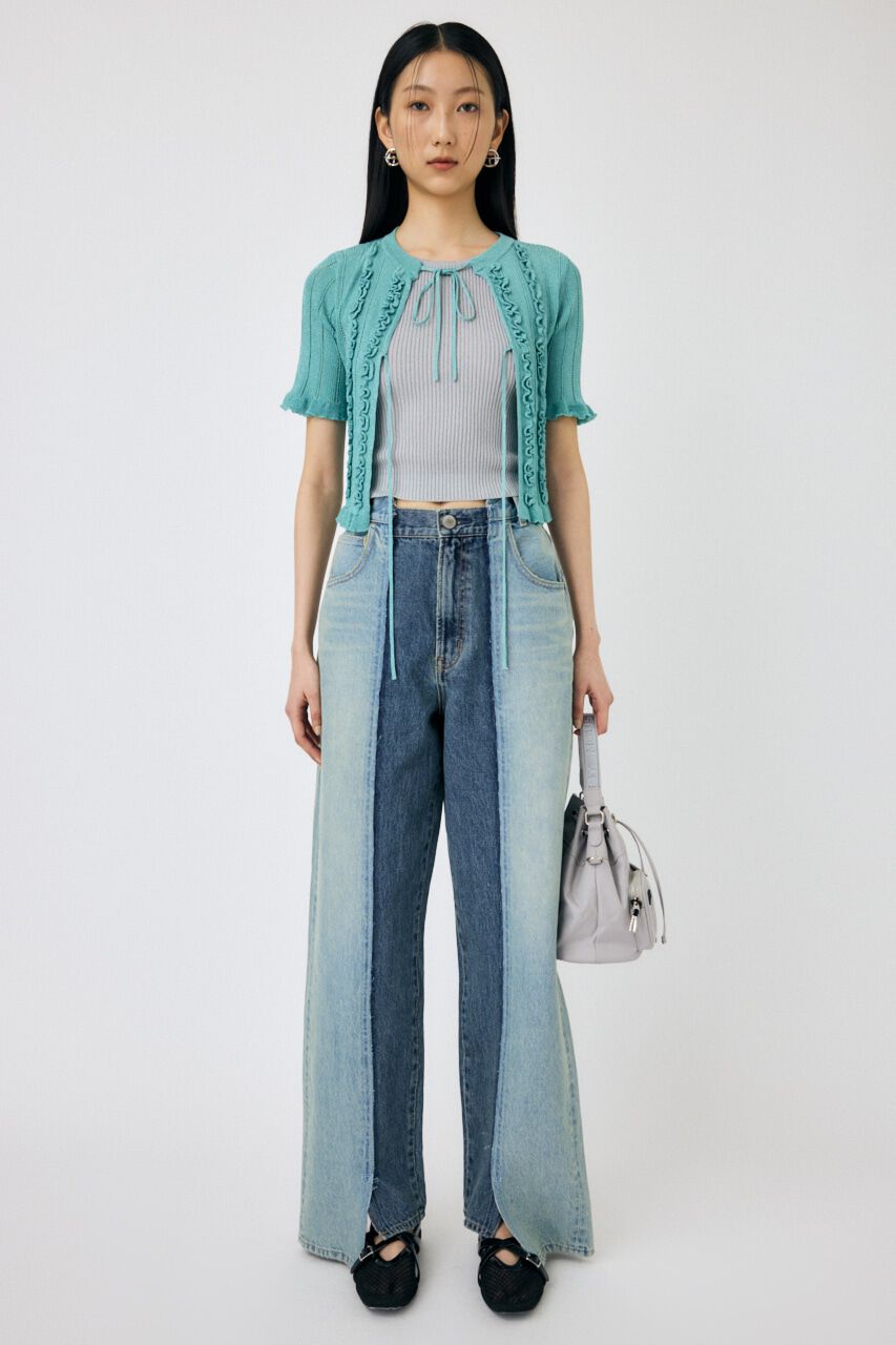 MOUSSY「REMAKE STRAIGHT」|デニム|BLU