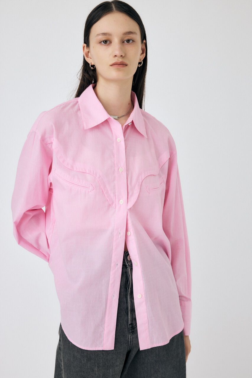MOUSSY「WESTERN OVER シャツ」|シャツ・ブラウス|