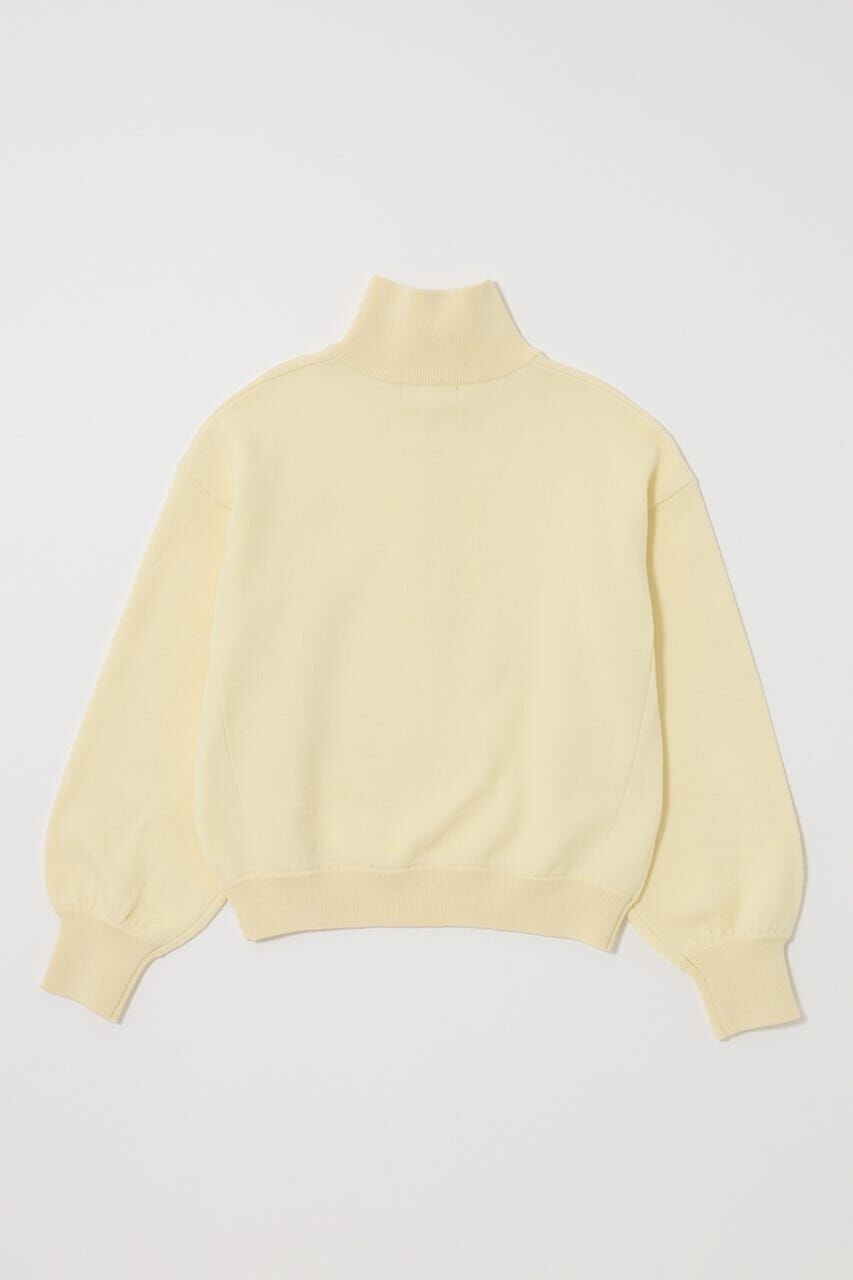 MOUSSY「SWEAT LIKE HALF ZIP ニットトップス」|パーカー|