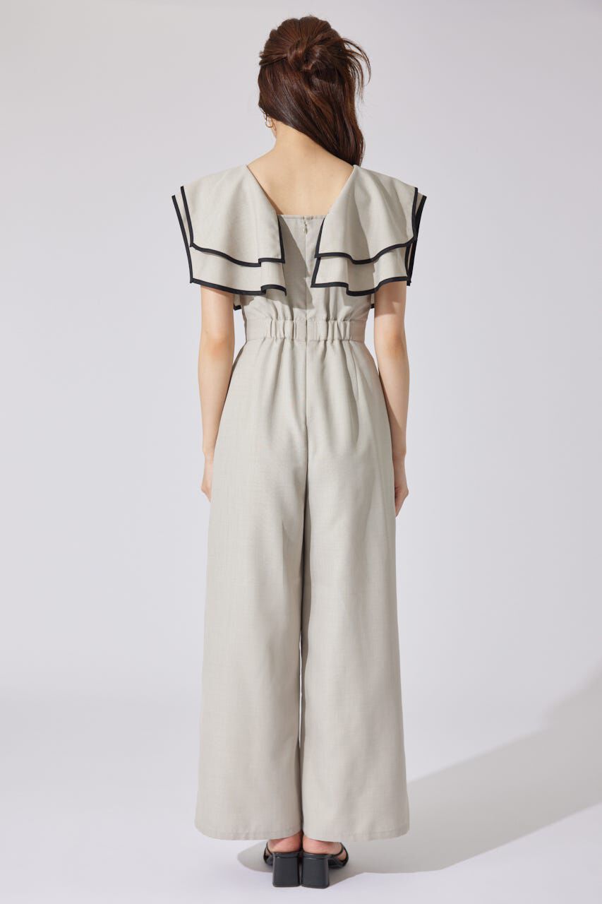 rienda「ショルダーダブルフリルロンパース」|その他|