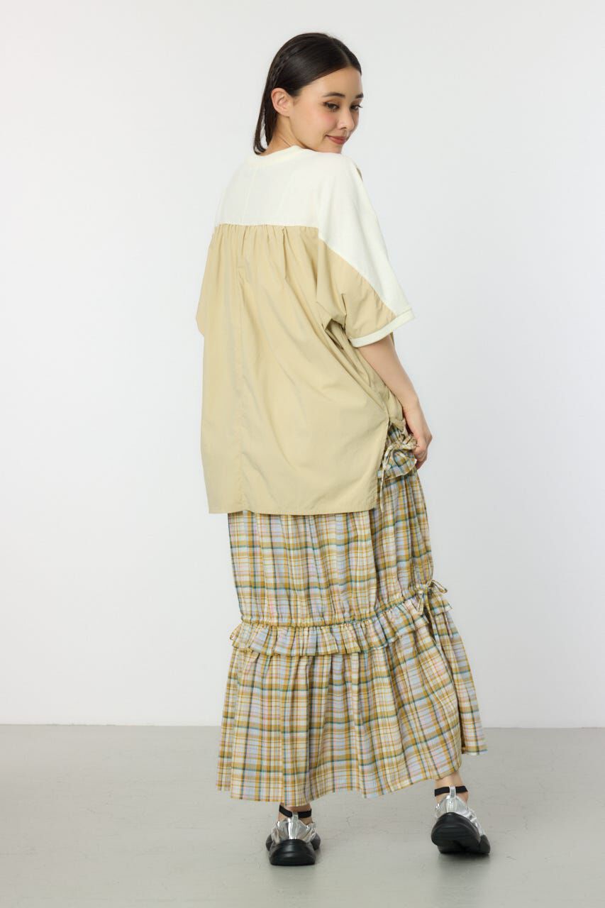 RODEO CROWNS「ドッキング切替ドルマントップス」|Tシャツ・カットソー|