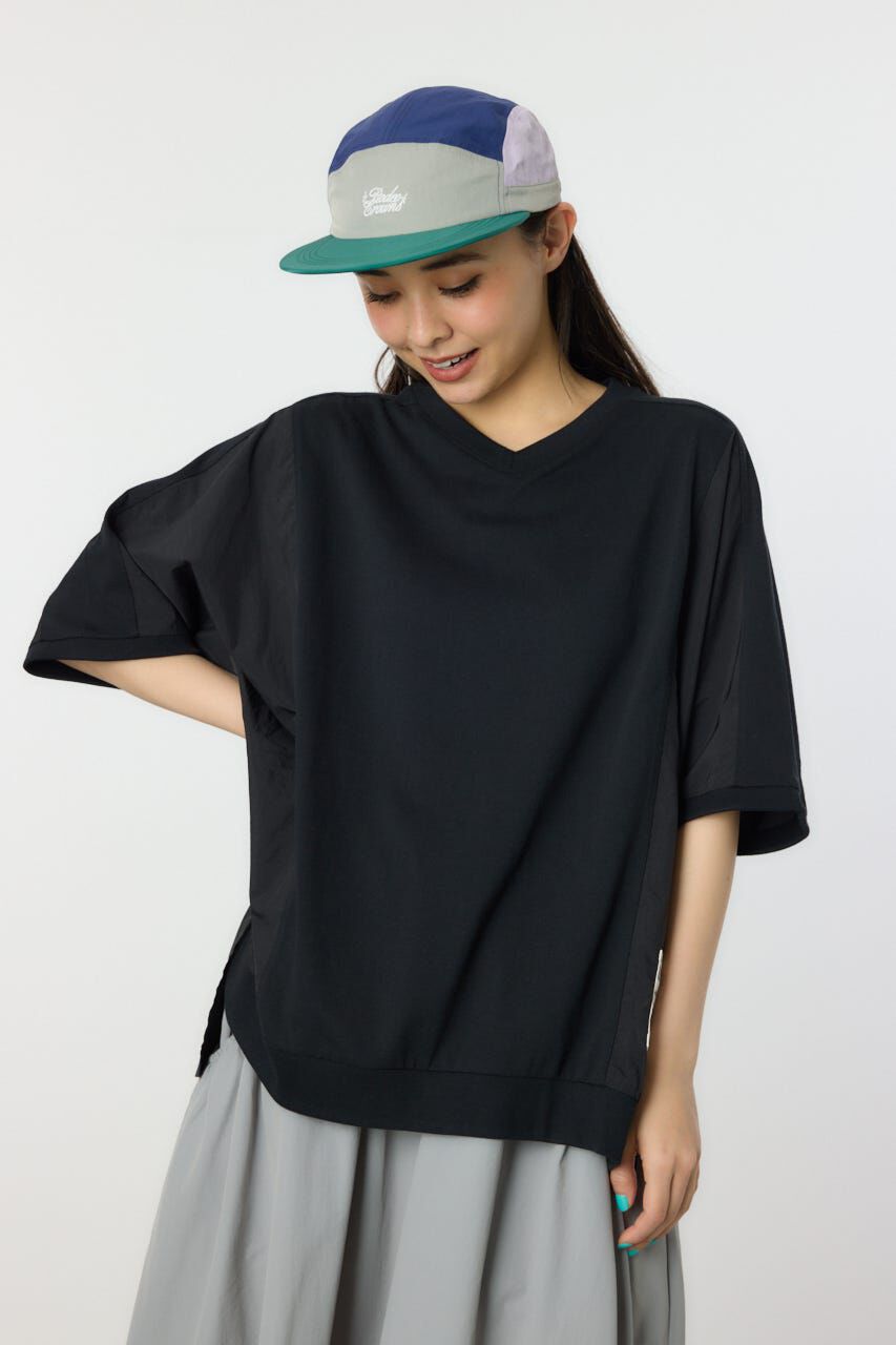 RODEO CROWNS「ドッキング切替ドルマントップス」|Tシャツ・カットソー|