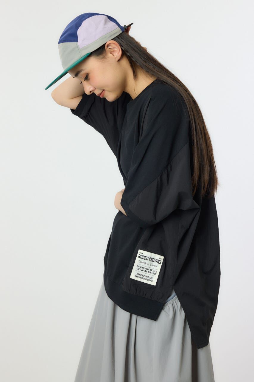 RODEO CROWNS「ドッキング切替ドルマントップス」|Tシャツ・カットソー|