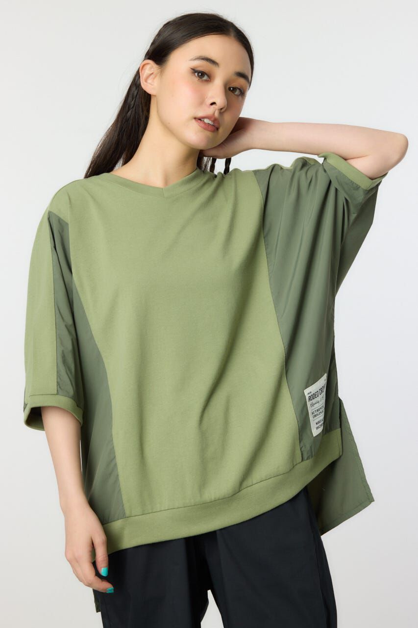 RODEO CROWNS「ドッキング切替ドルマントップス」|Tシャツ・カットソー|KHA