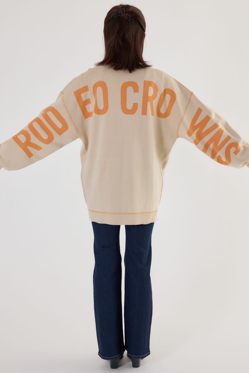 RODEO CROWNS「スウェットライクロゴカーディガン」|カーディガン|