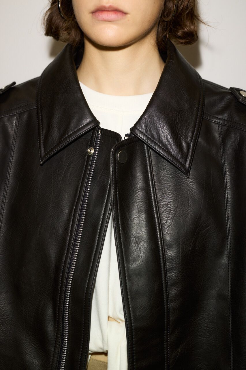 SLY「PAD IN F／LEATHER ジャケット」|その他|
