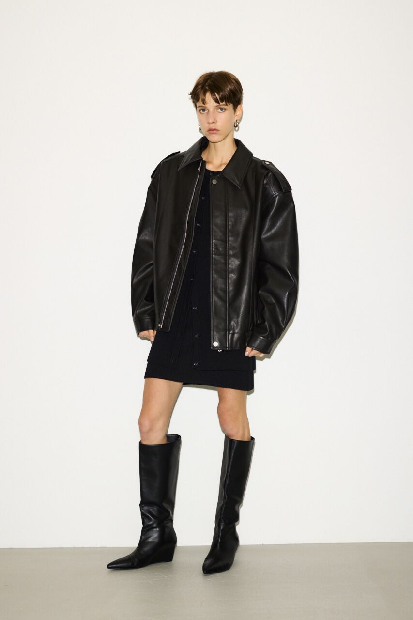 SLY「PAD IN F／LEATHER ジャケット」|その他|