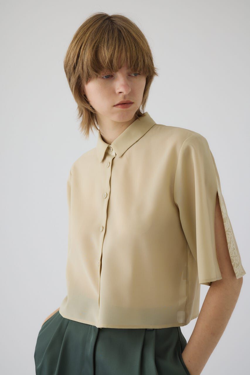 RIM.ARK 「Hidden detail box shirt」|シャツ・ブラウス|BEG