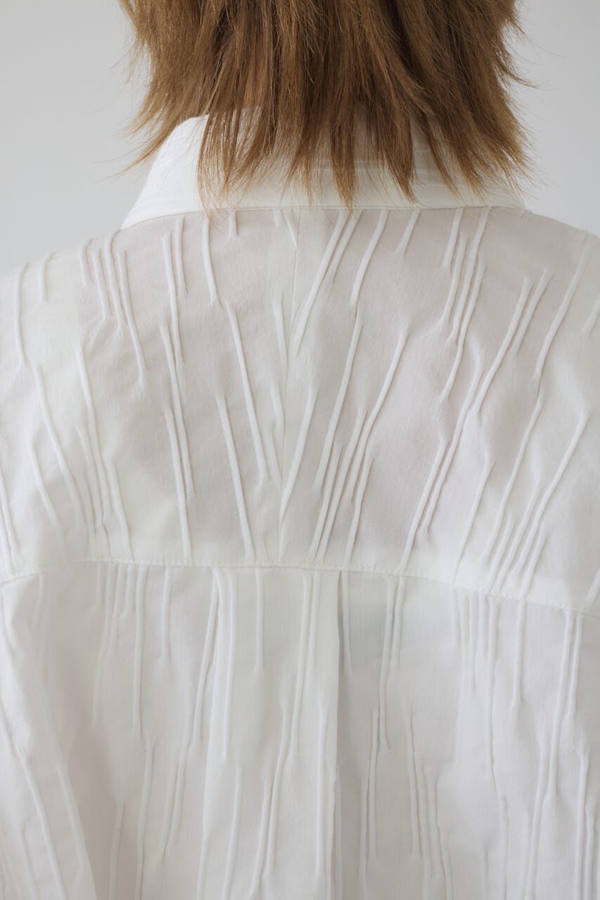 RIM.ARK 「Tuck pleats back volume SH」|シャツ・ブラウス|