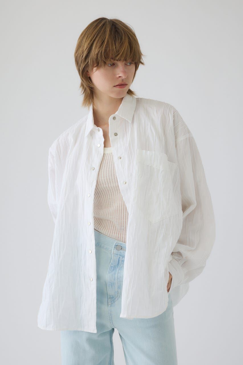 RIM.ARK 「Tuck pleats back volume SH」|シャツ・ブラウス|