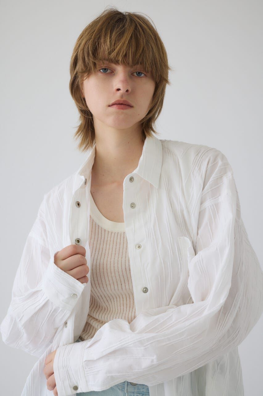 RIM.ARK 「Tuck pleats back volume SH」|シャツ・ブラウス|