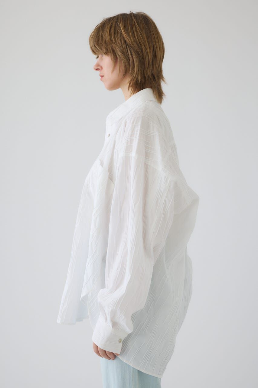 RIM.ARK 「Tuck pleats back volume SH」|シャツ・ブラウス|