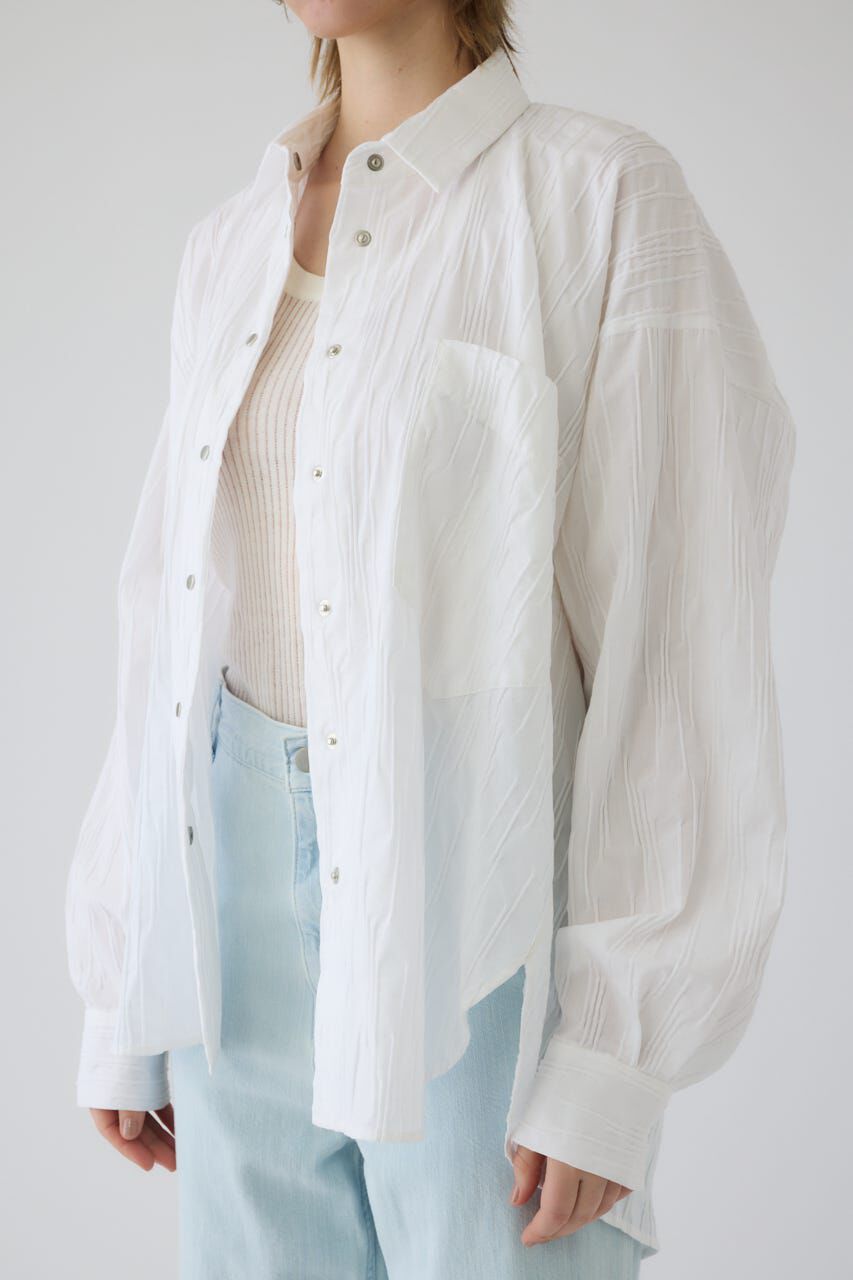 RIM.ARK 「Tuck pleats back volume SH」|シャツ・ブラウス|