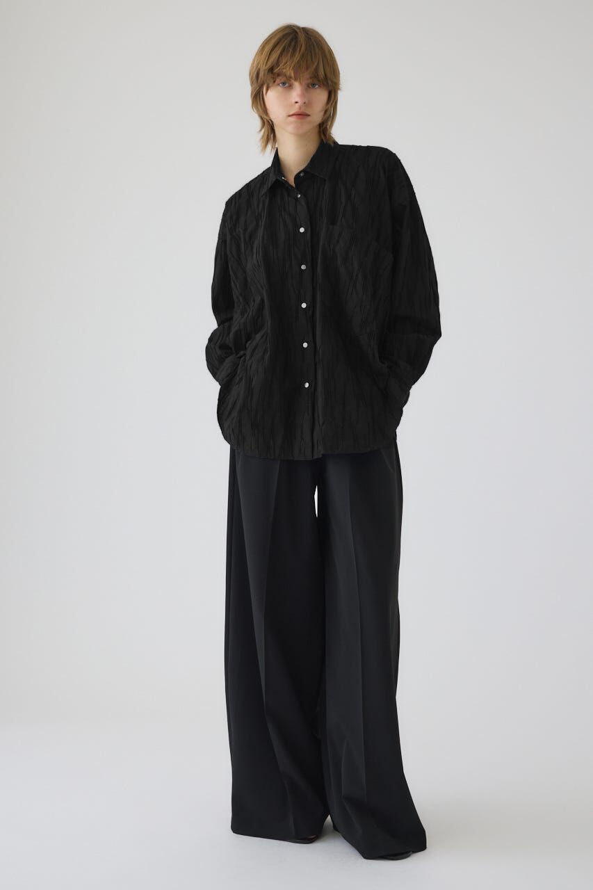 RIM.ARK 「Tuck pleats back volume SH」|シャツ・ブラウス|BLK